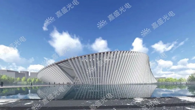 科技与传统的古今对话 光伏+汉文化建筑天汉大剧院